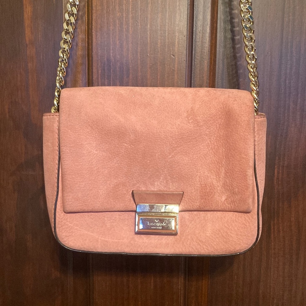 Kate Spade Pink Leather Crossbody Bag